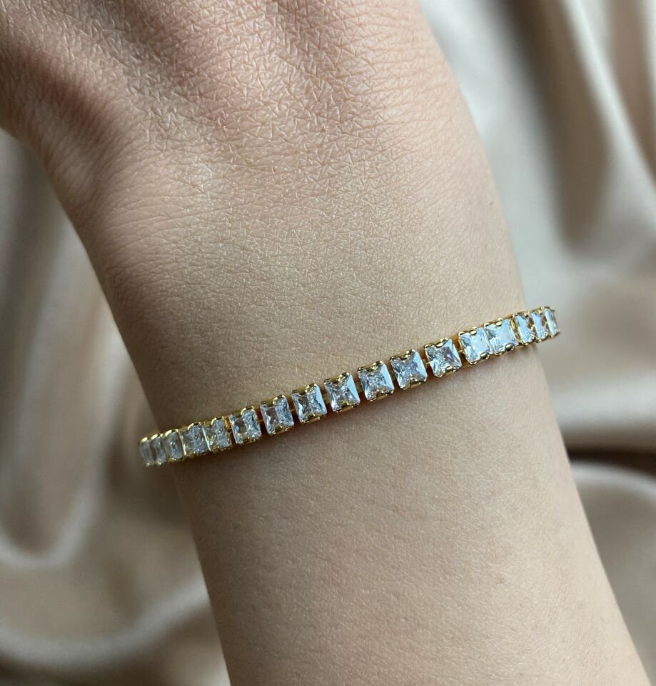 Gold Baget Suyolu Bileklik