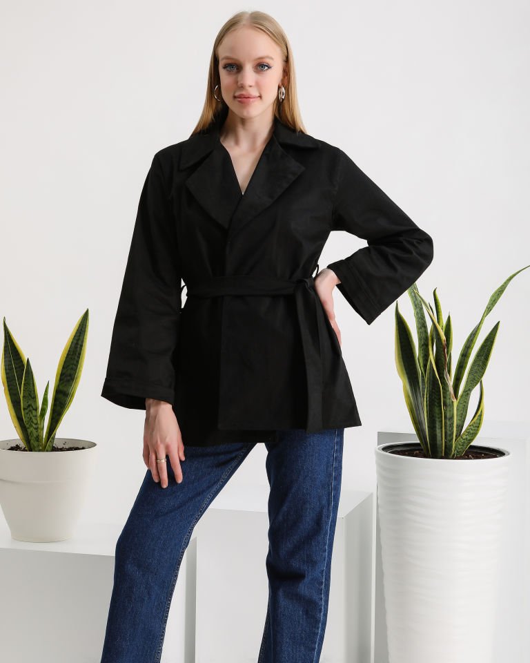 Siyah Basic Ceket