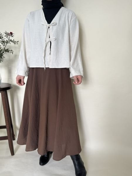 Kahverengi Kloş Etek