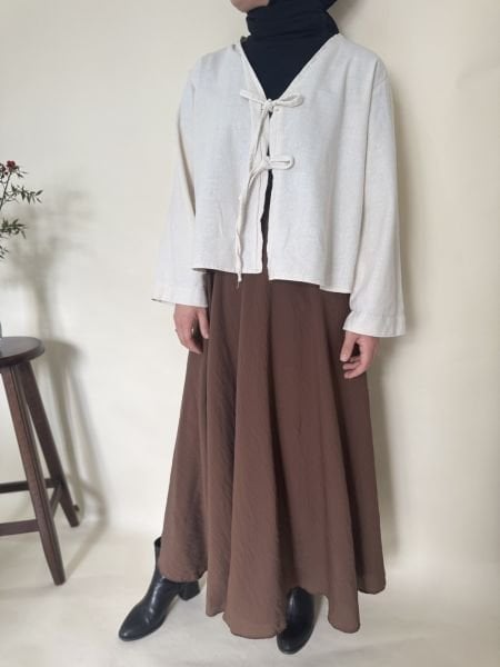 Kahverengi Kloş Etek