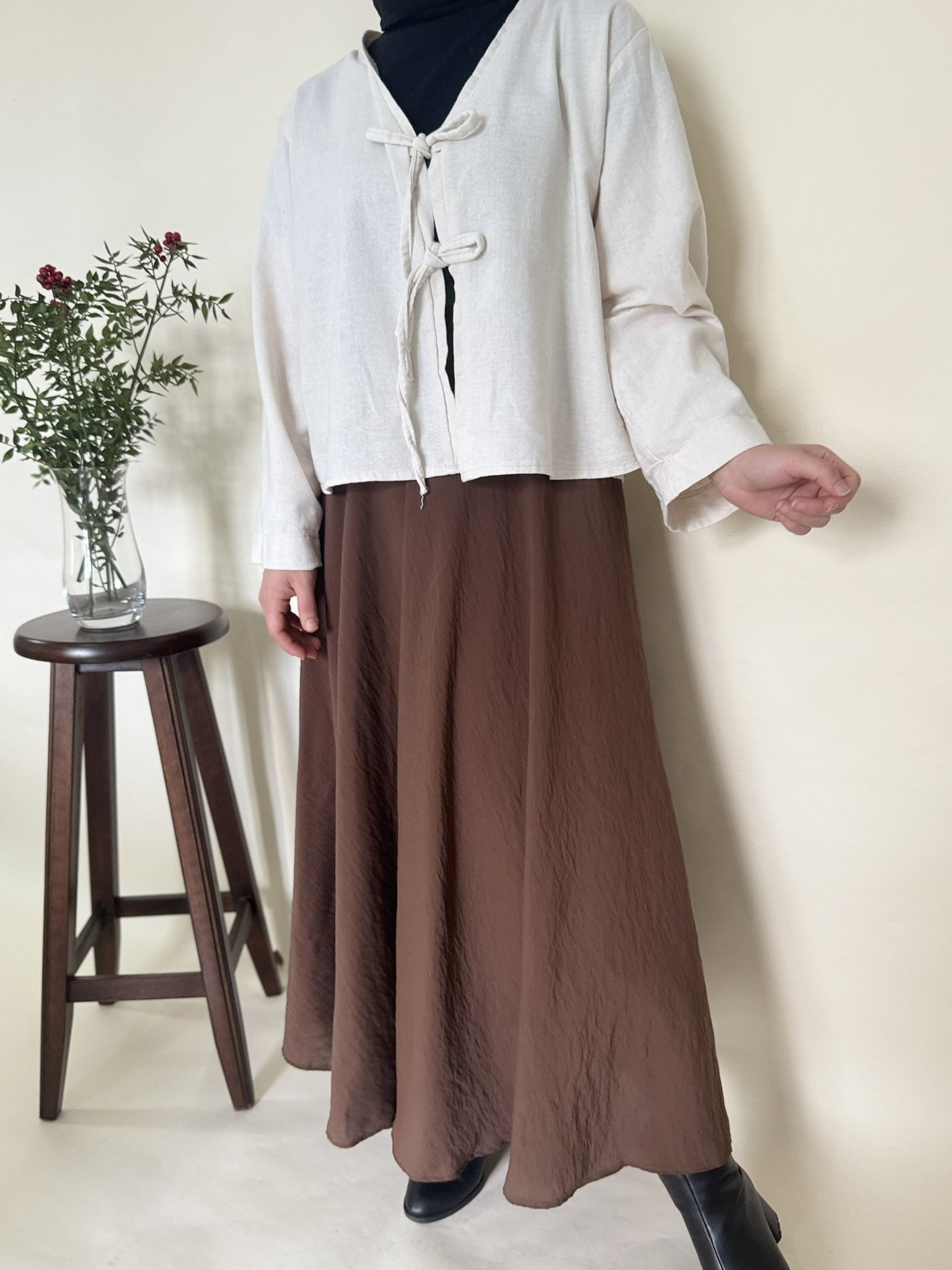 Kahverengi Kloş Etek