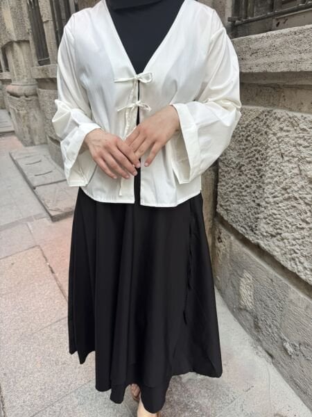 Beyaz Pamuk Kimono