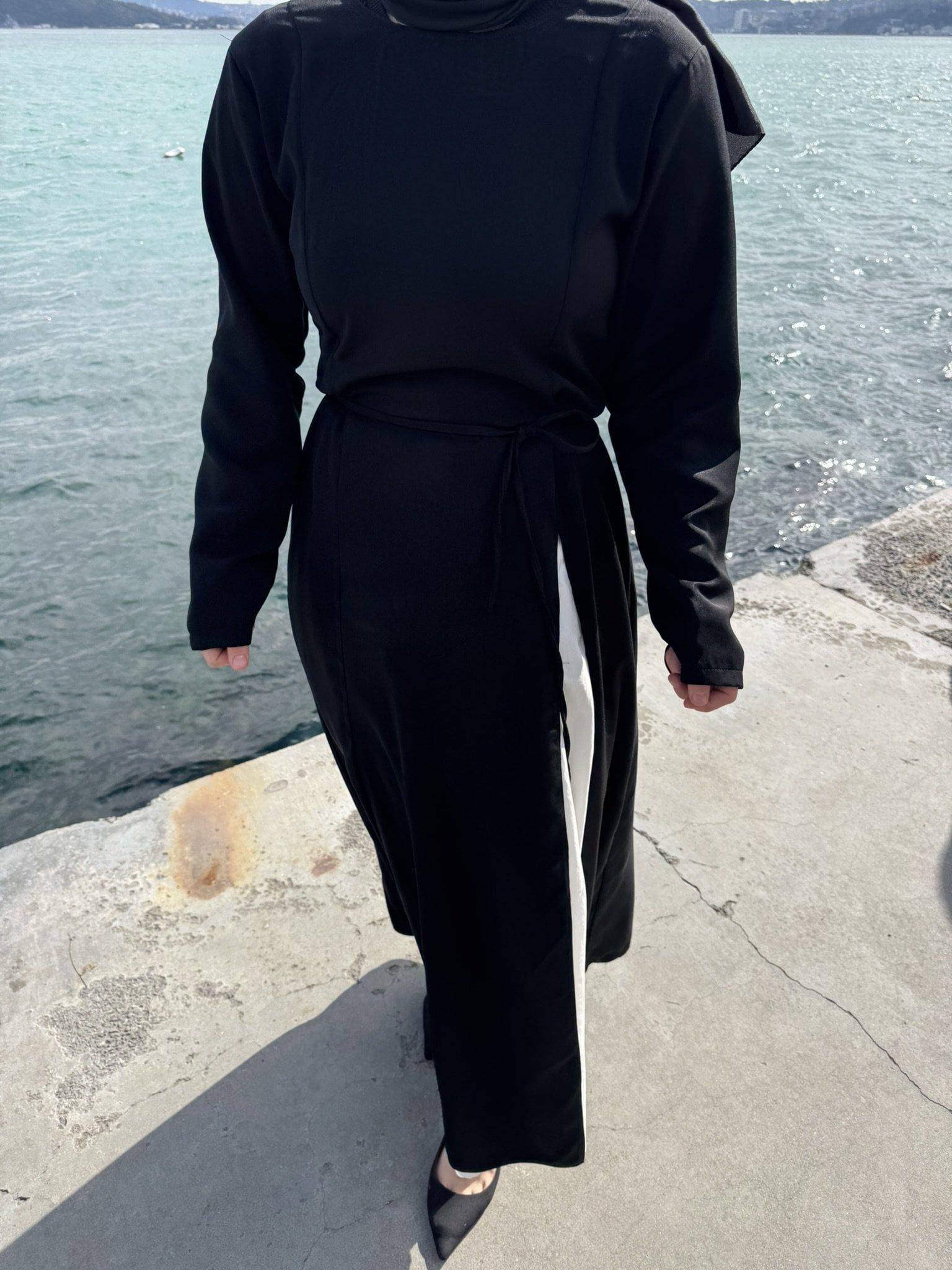 Siyah Elbise Etek Takım