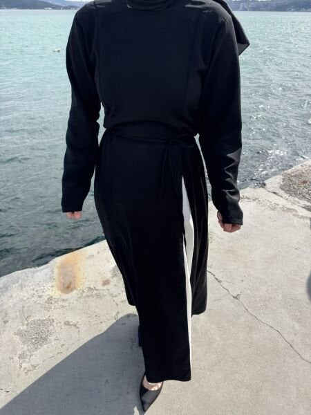 Siyah Elbise Etek Takım