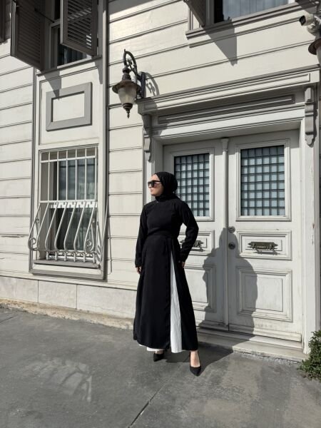 Siyah Elbise Etek Takım