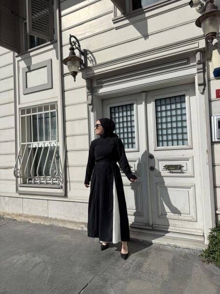 Siyah Elbise Etek Takım