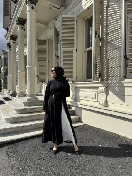 Siyah Elbise Etek Takım